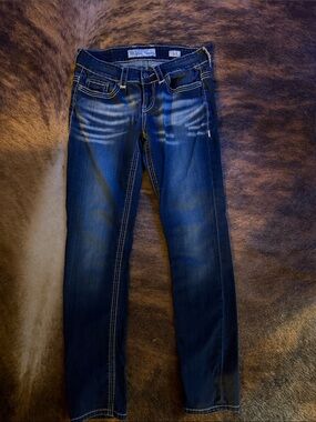 BKE Women's  Jeans in Dark Blue Wash
